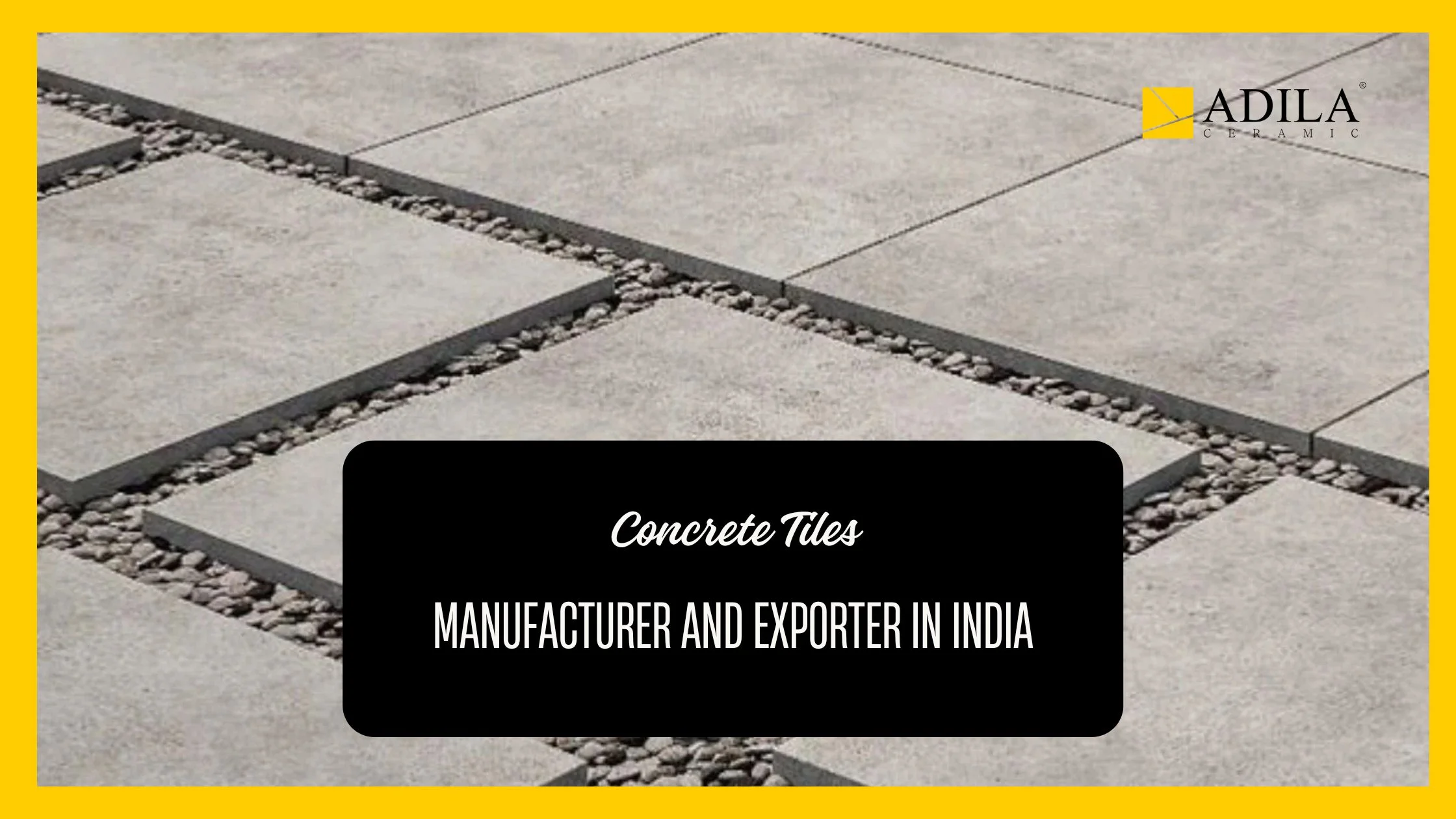 Concrete Tiles Manufacturer and Exporter in India